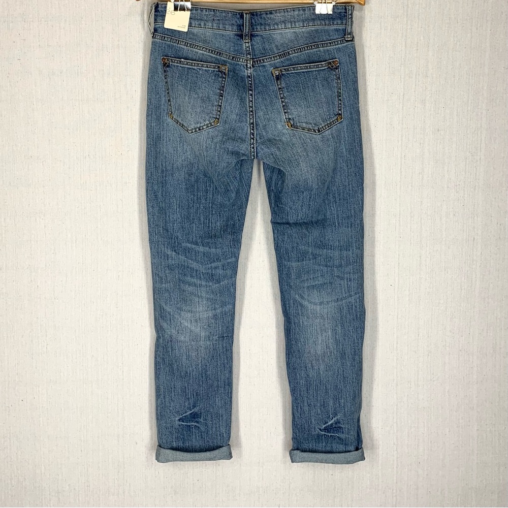 Pilcro~Anthropolgie~NWT~Womens Slim Boyfriend Medium Wash Distressed Jeans~Sz 26 - Picture 7 of 15